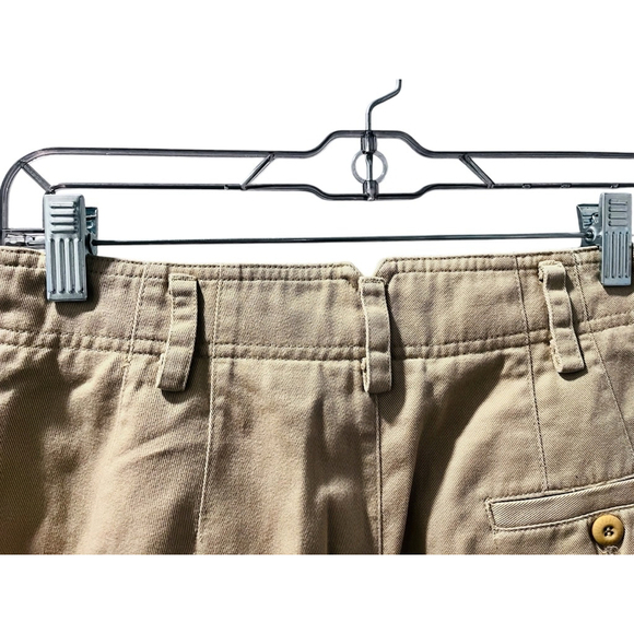 Liz Claiborne Vintage 90's Playboy Bunny Khaki Shorts Size 8 Women's Cut Off - Picture 6 of 6